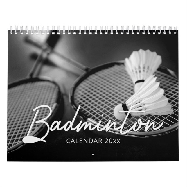 Badminton Wall Calendar (Cover)