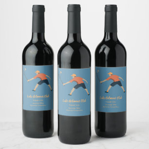 Badminton Wine Label