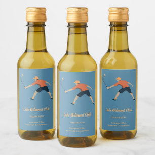 Badminton Wine Label