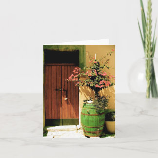 Badolato Bougainvillea Blank Notecard