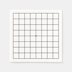 Baduk Event 9x9 Go Board Napkin