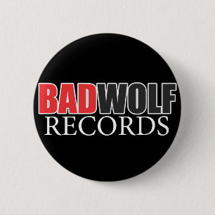 BADWOLF records official merchandise Button