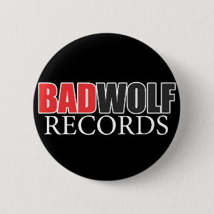 BADWOLF records official merchandize Button
