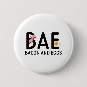 BAE Bacon And Eggs 6 Cm Round Badge