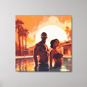 BAE-CATION #2 CANVAS PRINT