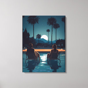 BAE-CATION #4 POSTCARD CANVAS PRINT