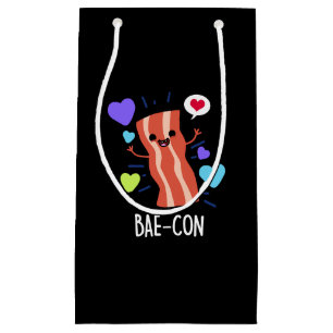 Bae-con Funny Bacon Pun Small Gift Bag