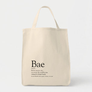 Bae Definition Girlfriend Wife Tote Bag