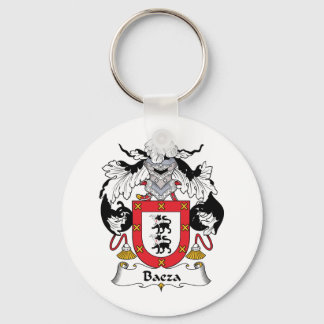 Baeza Family Crest Key Ring