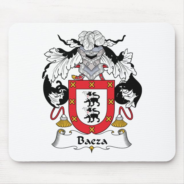 Baeza Family Crest Mouse Pad (Front)