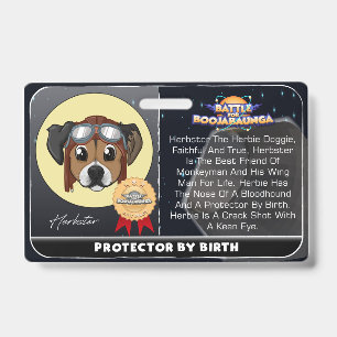 BAF HERBSTER ID BADGE