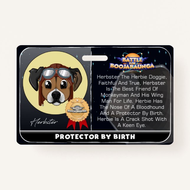 BAF HERBSTER ID BADGE (Front)