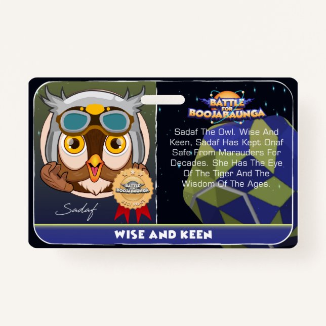 BAF SADAF ID BADGE (Front)