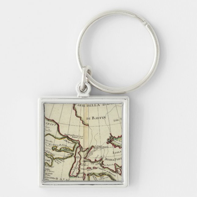 Baffin Bay North Atlantic Ocean Key Ring (Front)