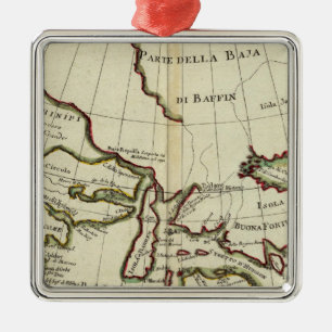 Baffin Bay North Atlantic Ocean Metal Tree Decoration