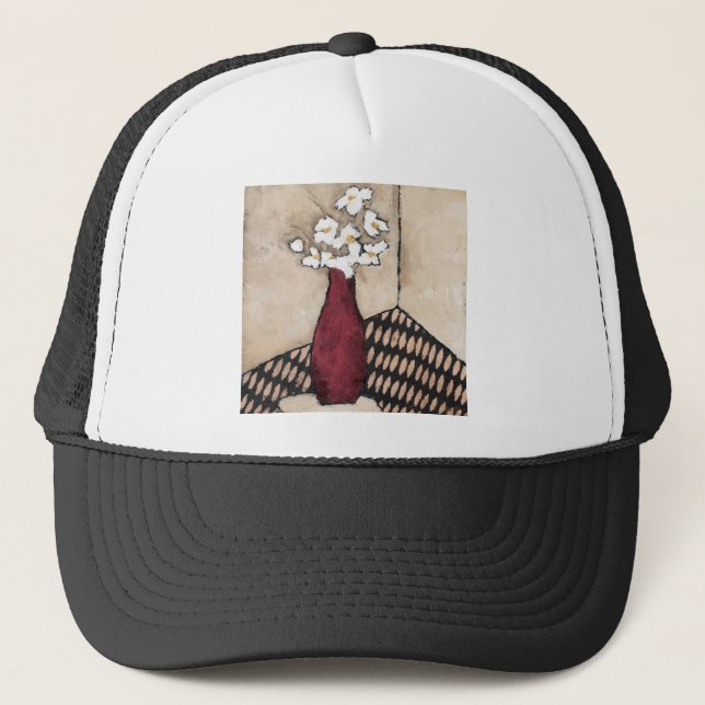 BAG05 Red Vase.tif Trucker Hat (Front)
