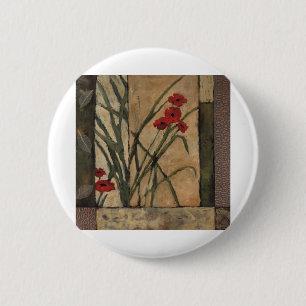 BAG39 Lilies 2.tif 6 Cm Round Badge