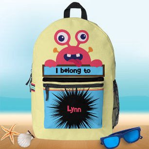 Bag Buddy Lobster Monster Personalised Backpack