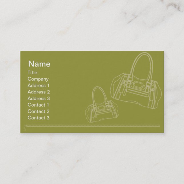 Bag - Business Card (Front)