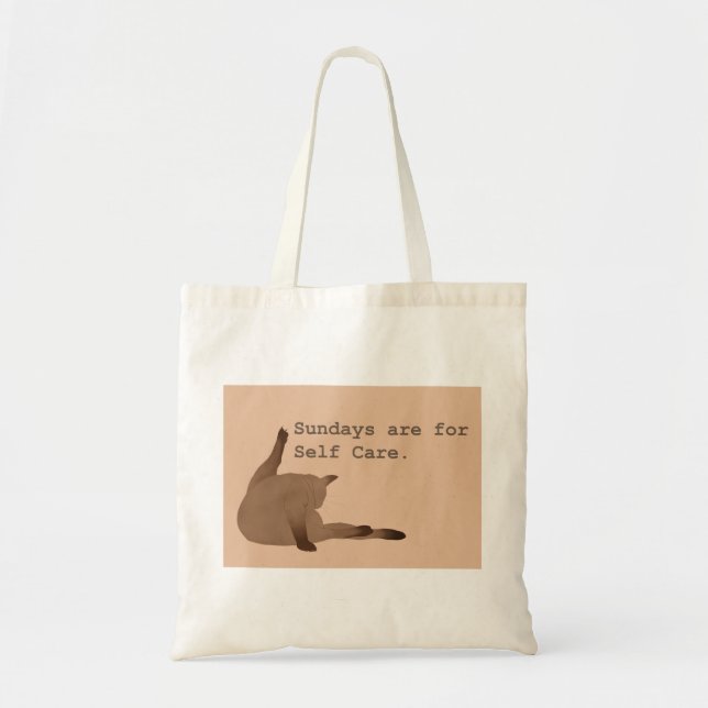 Bag - Cat funny quote (Front)