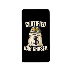 bag chaser label