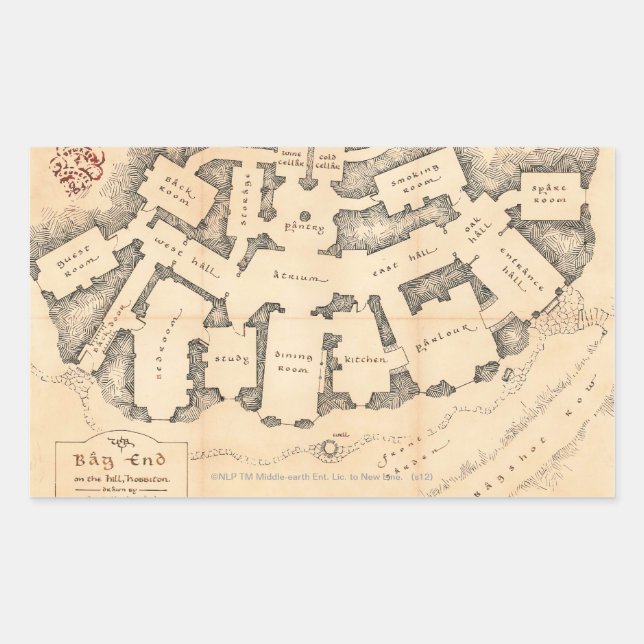 Bag End Rectangular Sticker (Front)