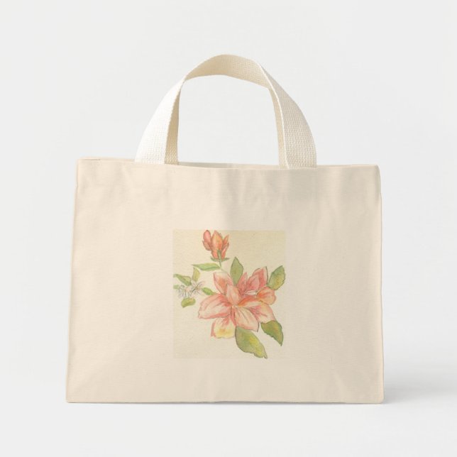 Bag, Flower Mini Tote Bag (Front)