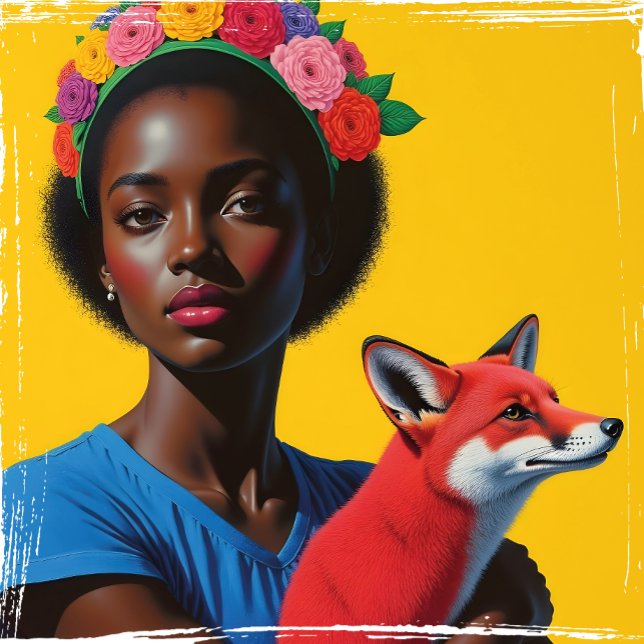 Bag for African woman and fox (Creator Uploaded)