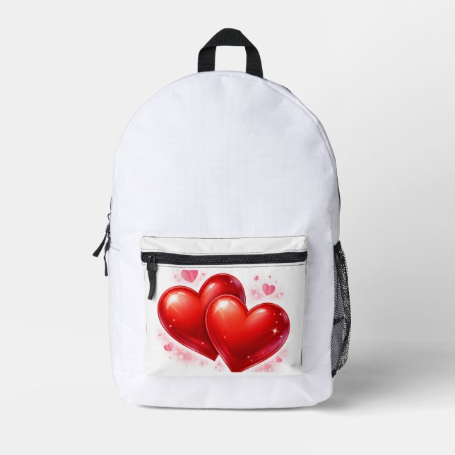 Bag for girl, kids, heart, love  (Front)