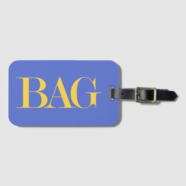 Bag Luggage Tag (Front Horizontal)