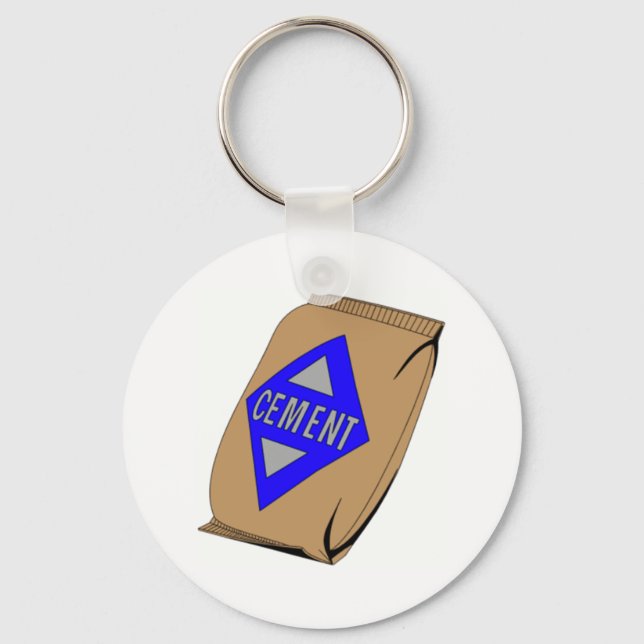 Bag of Cement Key Ring (Front)