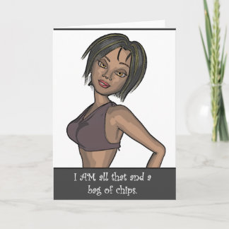 Bag of Chips Greeting Card