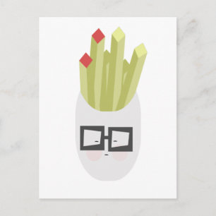 Bag of Fries Cute Cartoon Postcard