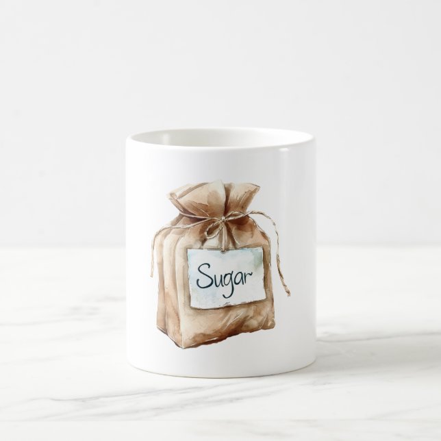 Bag of Sugar Coffee Mug (Center)