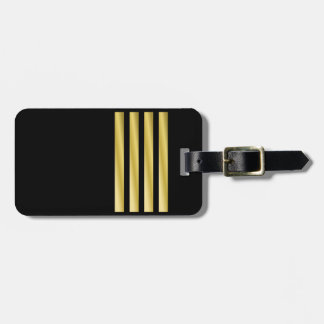 Bag Tag - Captain - Gold Stripes