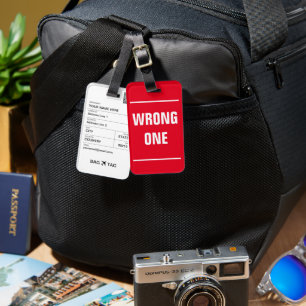 BAG TAG - Wrong one.