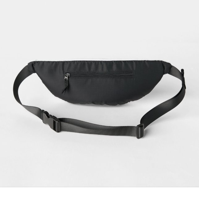 Bag Type: Print Cut Sew Fanny Pack(White) (Back)