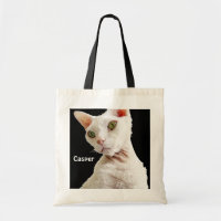 Bag | White Devon Rex Cat Casper