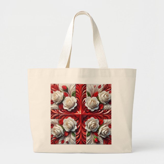 Bag with English Roses Design (Front)