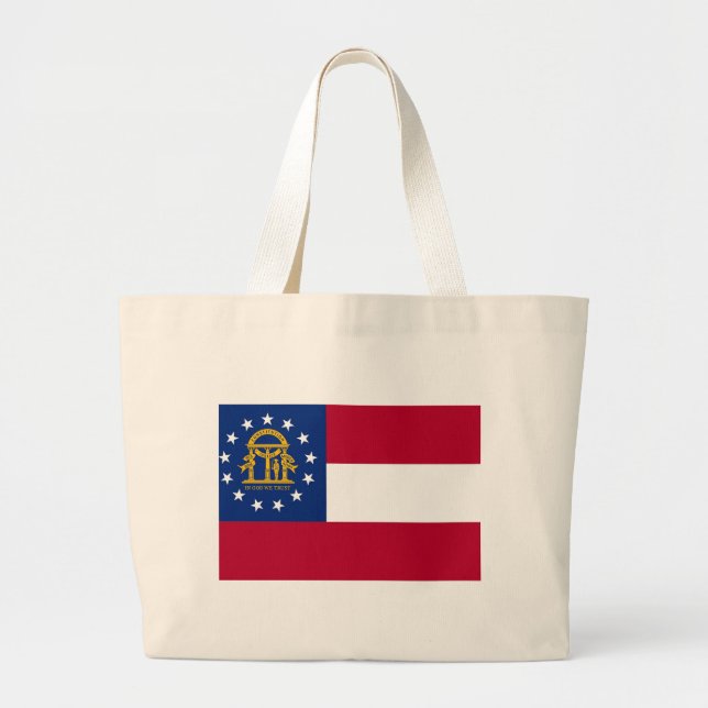 Bag with Flag of  Georgia State - USA (Front)