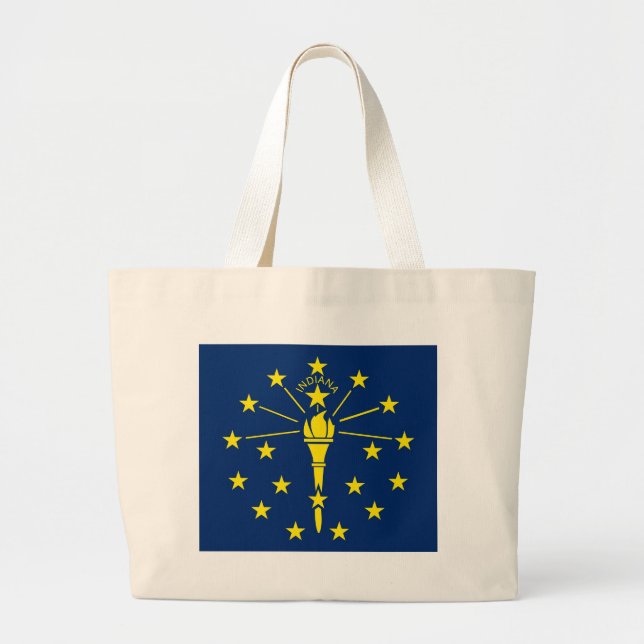 Bag with Flag of  Indiana State - USA (Front)