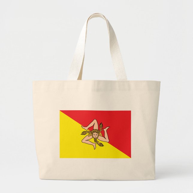 Bag with Flag of Sicily, Italy (Front)
