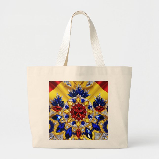 Bag with Romanian Colours Design (Front)