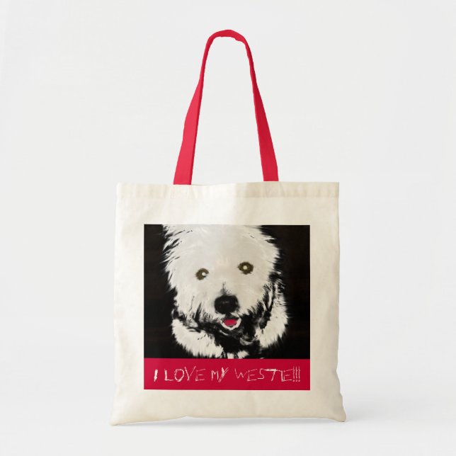 Bag with Westie Terrier (Front)