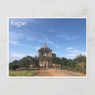 bagan ancient temple postcard