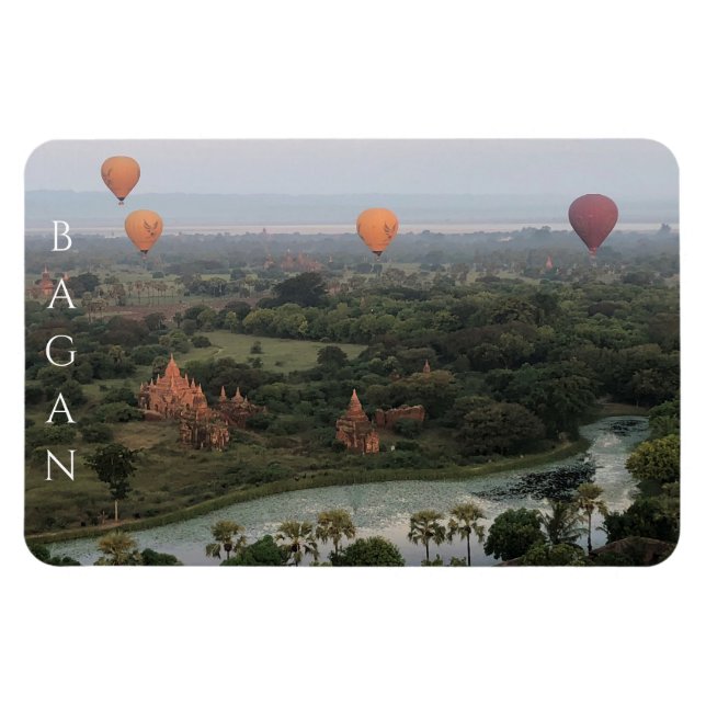 bagan balloon sunrise magnet (Horizontal)