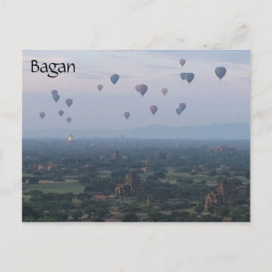 bagan balloons postcard