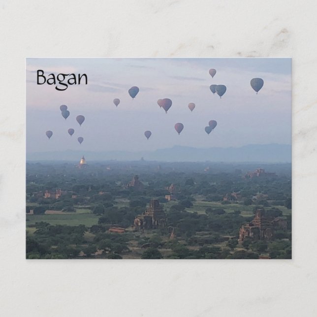 bagan balloons postcard (Front)
