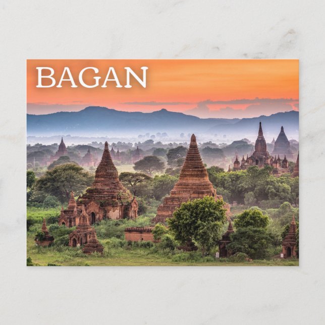 Bagan, Myanmar (Burma) Postcard (Front)