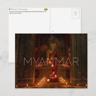 Bagan, Myanmar Travel Postcard